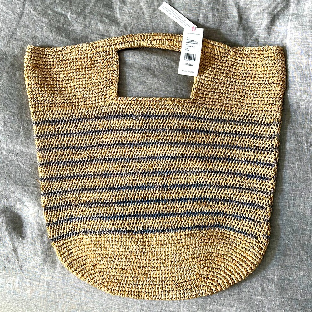 NWT Vineyard Vines Straw Market Tote